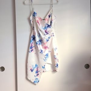 New Blue blush floral dress